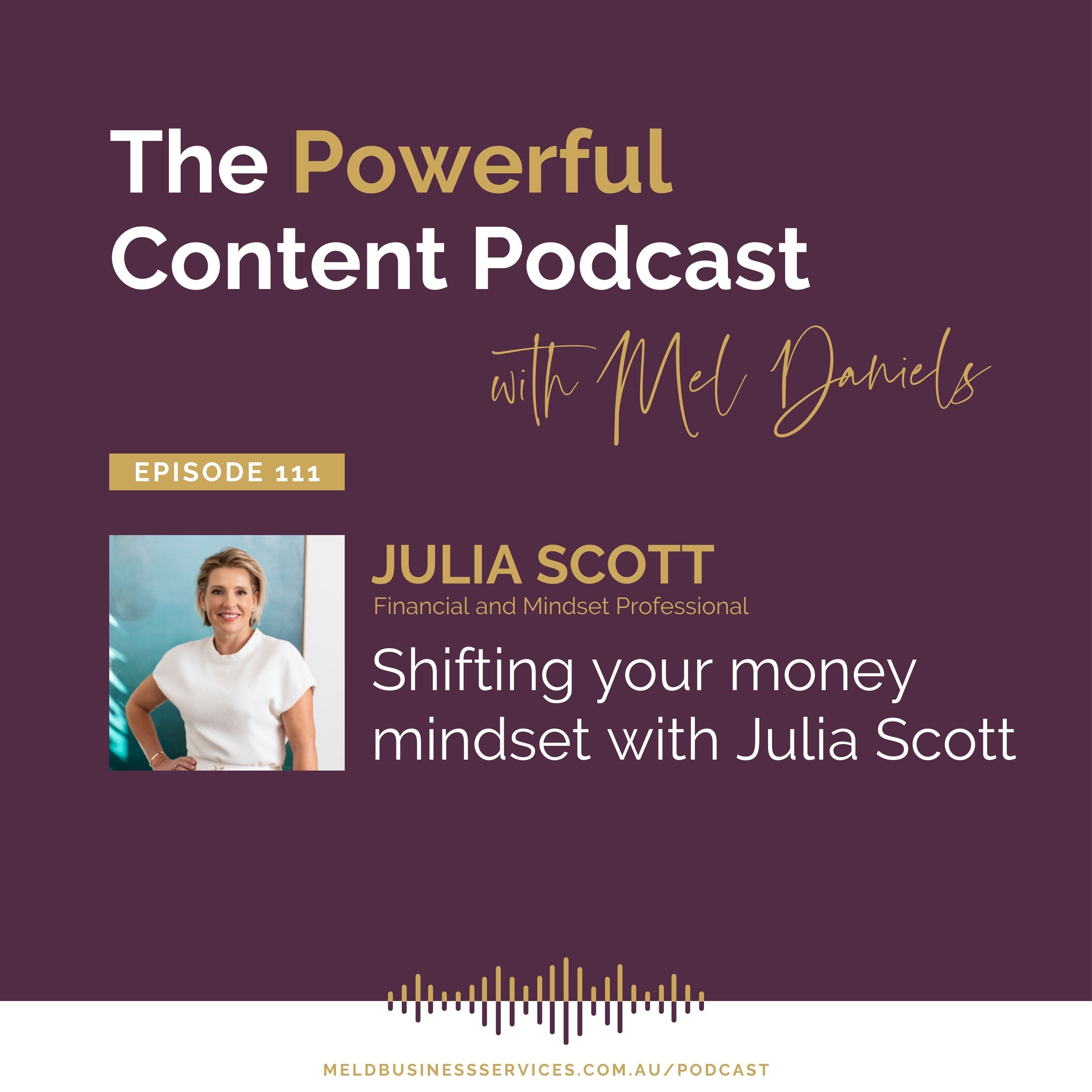 Shifting your money mindset with Julia Scott