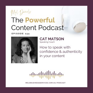 How to speak with confidence & authenticity in your content