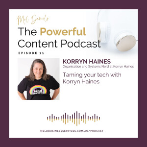 Taming your tech with Korryn Haines