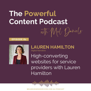 High-converting websites for service providers with Lauren Hamilton