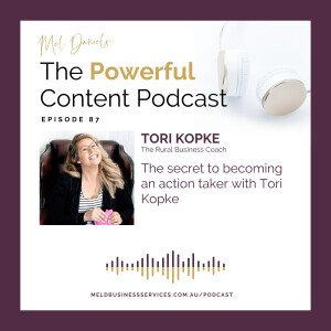The secret to becoming an action taker with Tori Kopke