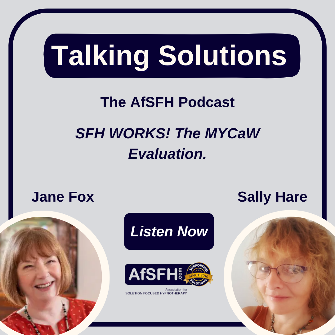 The evidence for Solution Focused Hypnotherapy