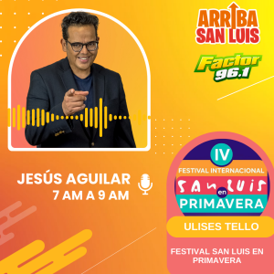 ULISES TELLO NOS COMPARTIÓ LAS ACTIVIDADES DEL FESTIVAL SAN LUIS EN PRIMAVERA