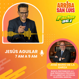 José Mario de la Garza - Pertecenes A.C. busca personas privadas de la libertad voten en Elección Judicial