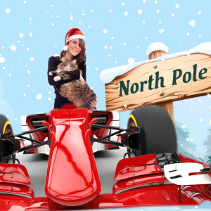 Comedy. Drake. Cat race car driver  works for Santa.