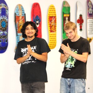 Season 3 Episode 3 - Gus and Gabe Squash Skateboards and the Leander scene