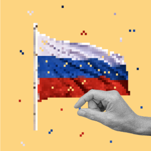 Unraveling Russia's Crypto Sanctions Evasion and Disinformation Campaigns