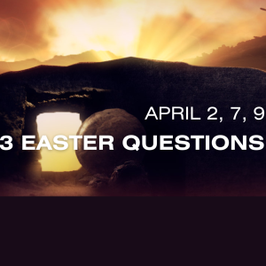 3 Easter questions pt1 - why did Jesus weep on Palm Sunday?