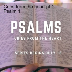 Cries from the heart pt 1 - Psalm 1