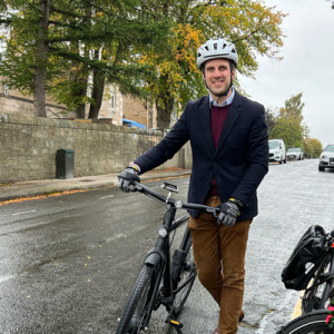 A cycle with Daniel Johnson MSP