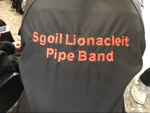 The Sgoil Lionacleit Pipe Band are heading for New York