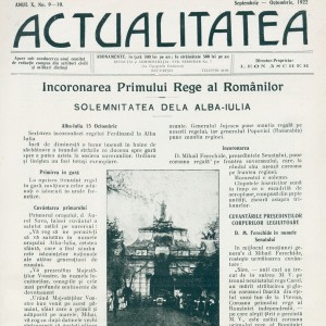 Presa - instrument de propagandă a Centenarului încoronării regilor întregitori de țară