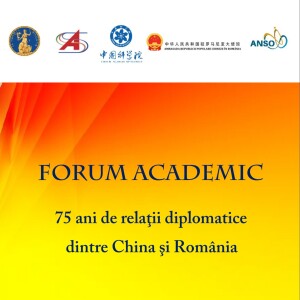 Forum academic – 75 ani de relaţii diplomatice dintre China şi România (1)