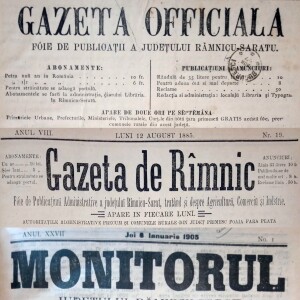 Istoria Presei Românești - Publicațiile periodice românești (XXXIV) - „Gazeta oficială” de Râmnicu-Sărat