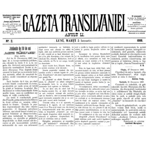 Istoria Presei Românești - Publicațiile periodice românești (LXI) - Gazeta de Transilvania (2)