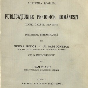 Istoria Presei Românești - Publicațiile periodice românești (I)