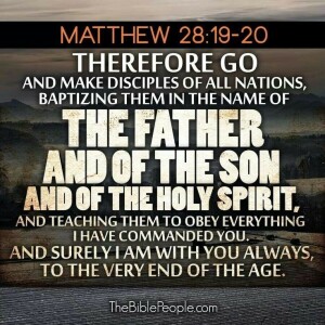 Go and make disciples of all nations