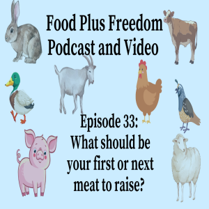 Episode 33: Your first or next meat animal to raise