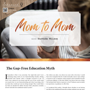 Mom to Mom | The Gap-Free Education Myth
