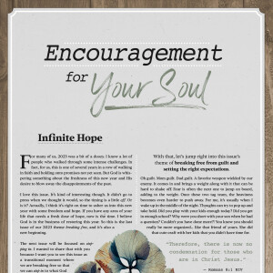 Encouragement for Your Soul | Infinite Hope
