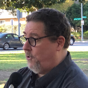 Adam Ruff speaking at the Peoples Rights gathering in Pasadena. California 11-06-22