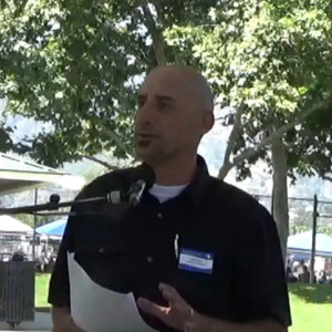 Jeffy More of the John Birch Society speaking for Peoples Rights in Pasadena California 06-25-23
