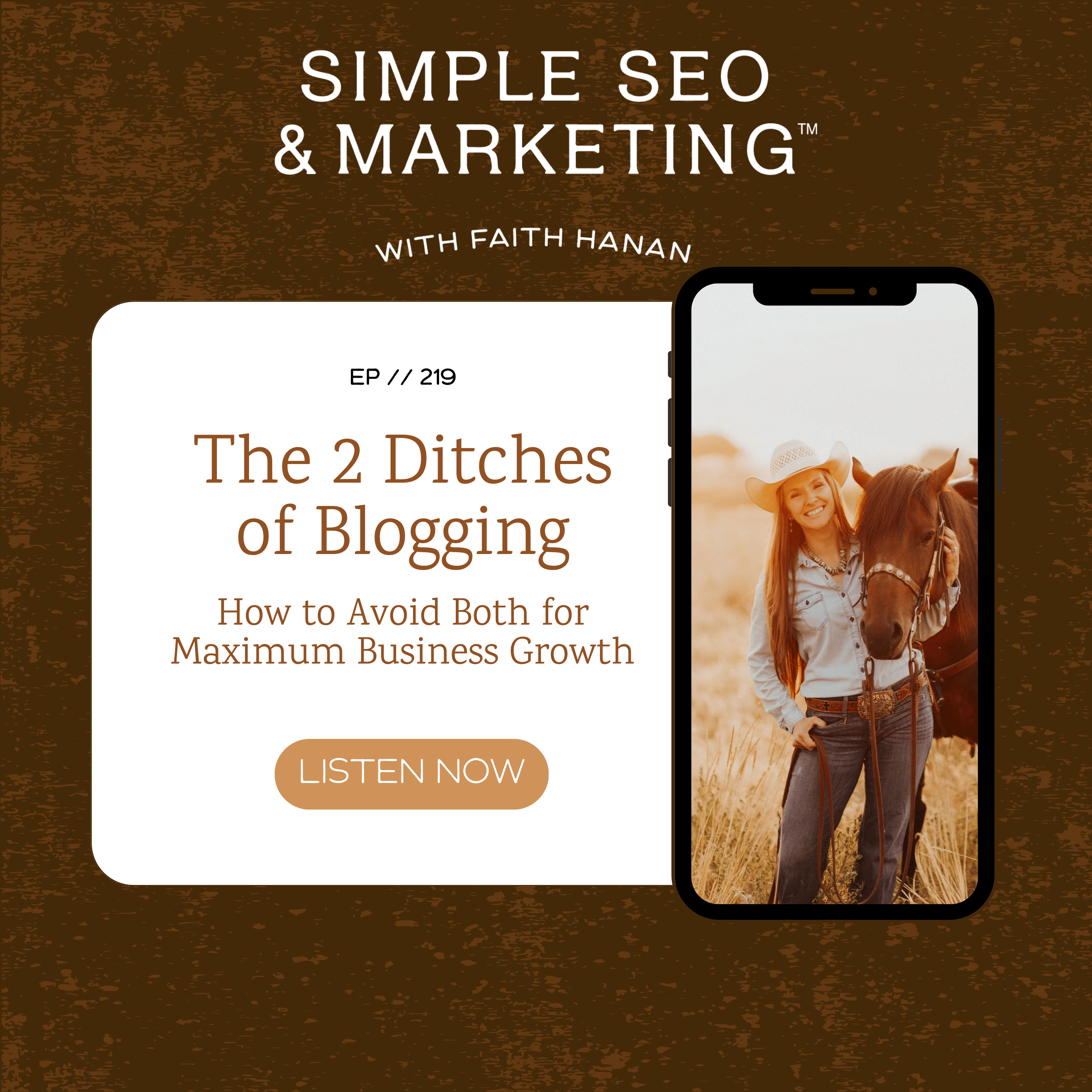 219// The 2 Ditches of Blogging & How to Avoid Both for Maximum Business Growth