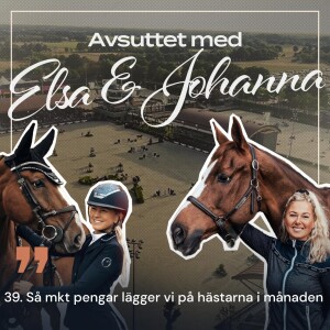 39. Så mkt pengar lägger vi på hästarna i månaden