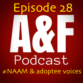 Episode 28 - #NAAM, the Voices of Adoptees and an interview with Ms Coates