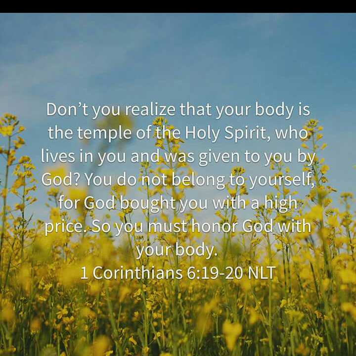 Oct 15, 2016 08:39 Your Body God's Temple