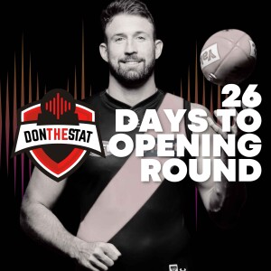 Don The Stat Countdown to Season 2025 - 26 Days to Go