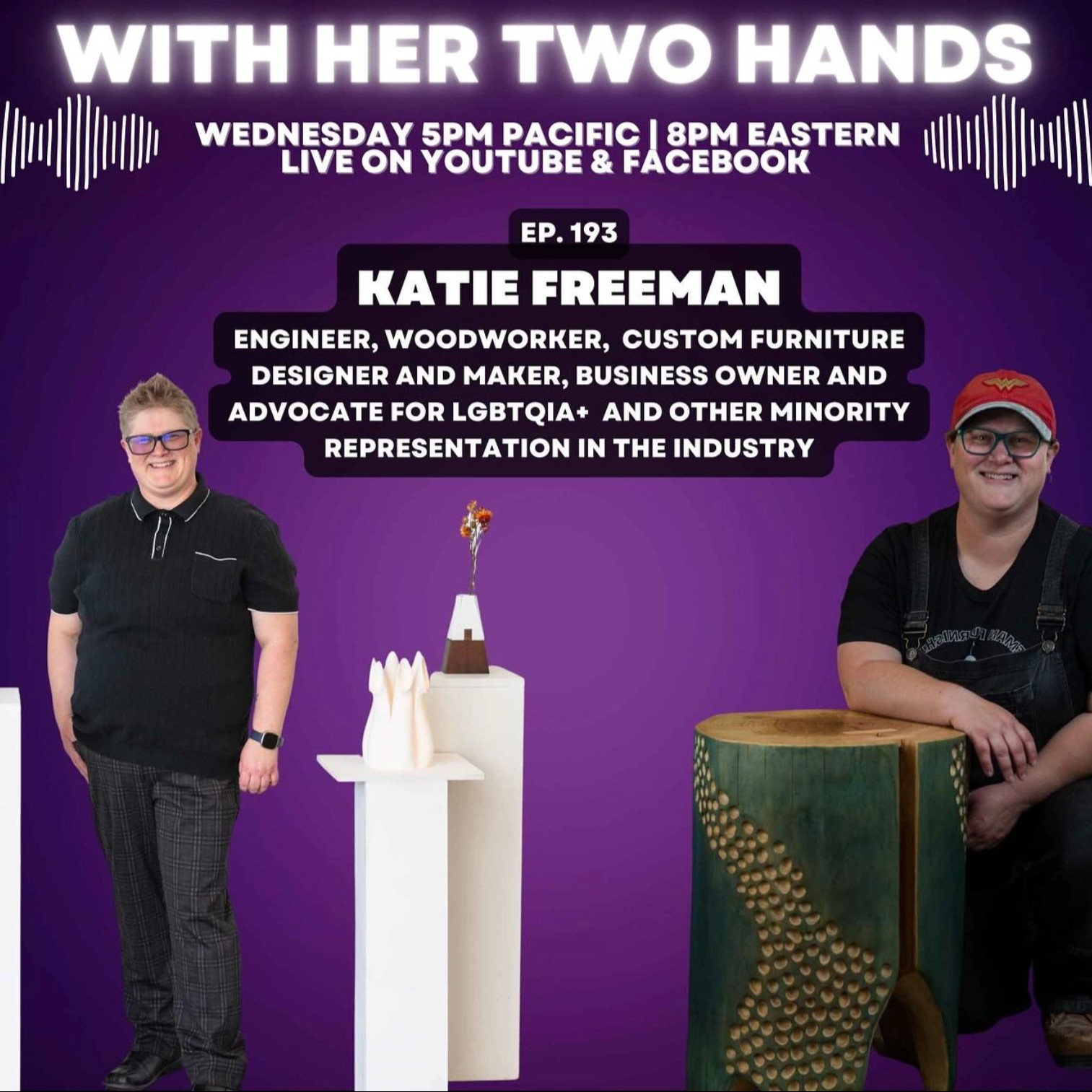 With Her Two Hands