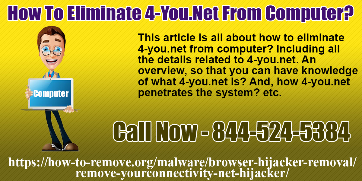 How To Eliminate 4-You.Net From Computer