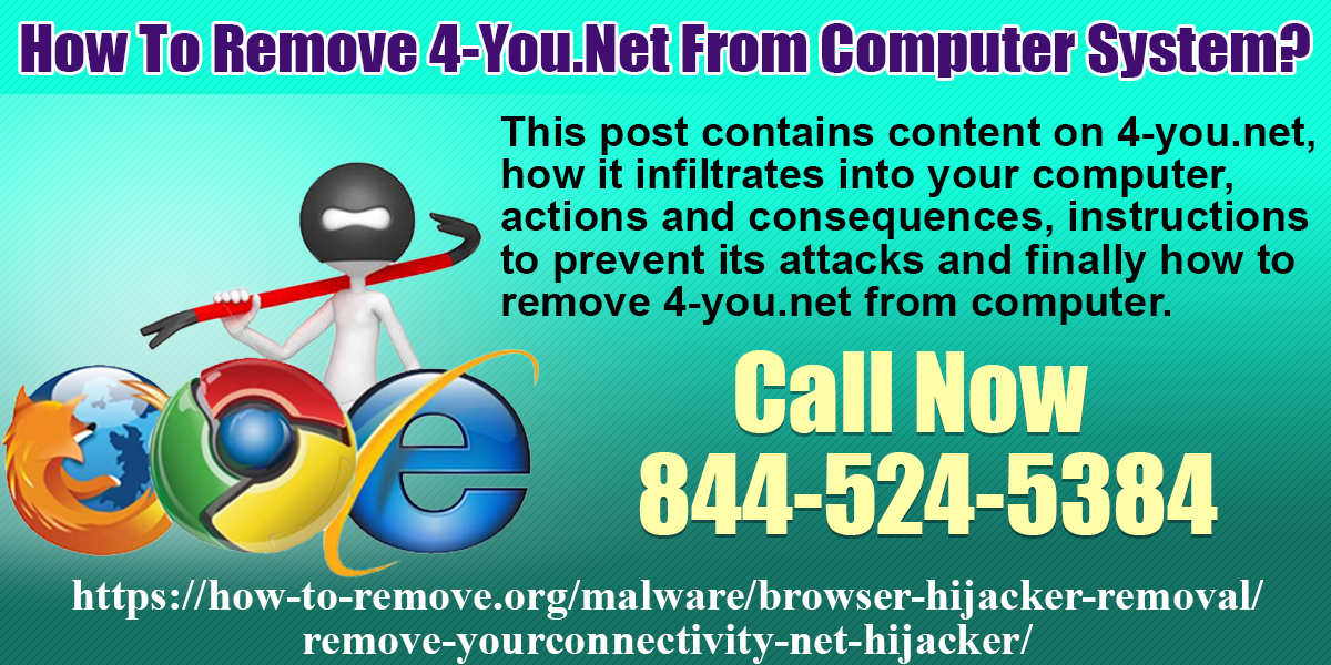 How To Remove 4-You.Net From  The Computer System