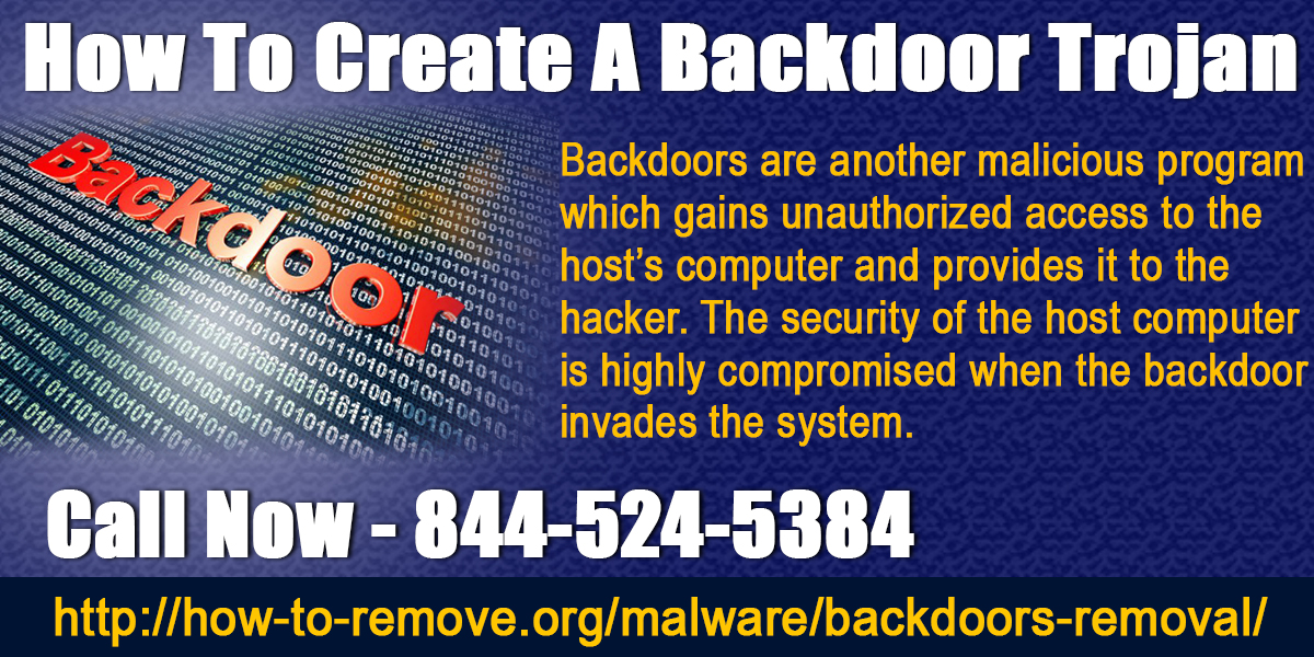 How To Create a Backdoor Trojan