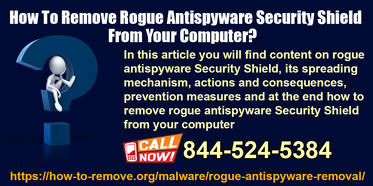 How to remove rogue antispyware Security Shield from your computer?