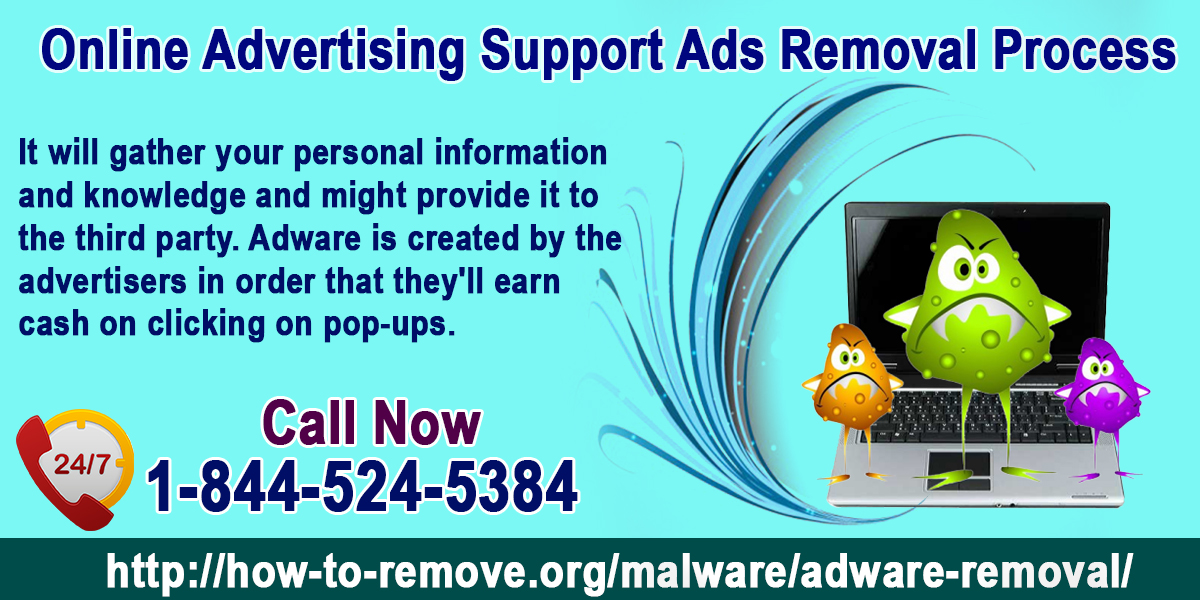 Online Advertising Support Ads Removal Process
