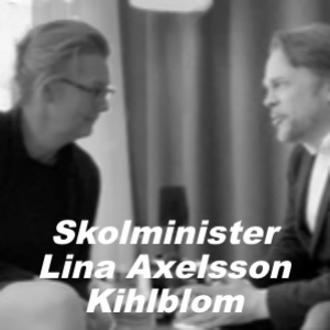 Skolminister Lina Axelsson Kihlblom