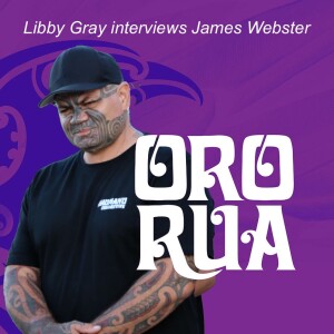 Libby Gray interviewing James Webster
