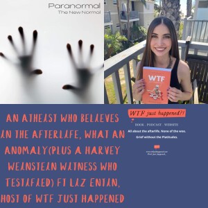 An Atheist Who Believes in the Afterlife, What An Anomaly(Plus a Harvey Weinstein Witness Who Testified) Ft Liz Entin, Host of WTF Just Happened