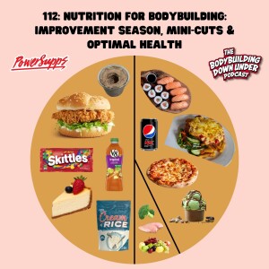 112: NUTRITION FOR BODYBUILDING: IMPROVEMENT SEASON, MINI-CUTS & OPTIMAL HEALTH