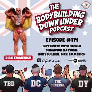 114: INTERVIEW WITH WORLD CHAMPION NATURAL BODYBUILDER: DIRK EMMERICH