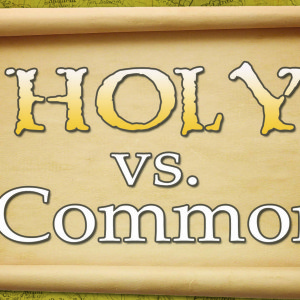 147.Holy Vs Common the Beginning of Leviticus