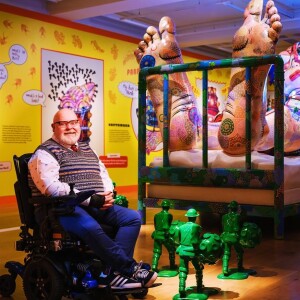 Jason Wilsher-Mills on his art, being inspired by his disability, favourite bands