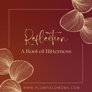 Reflection: A Root of Bitterness