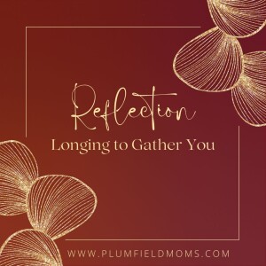 Reflection: Longing to Gather You