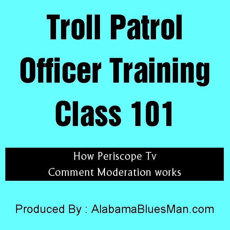 #020: Troll Patrol Class 101 / Periscope Tv Comment Moderation