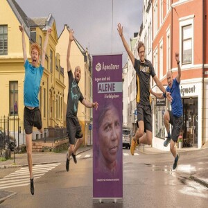 Skal springe Oslo Maraton for Åpne Dører
