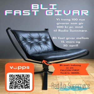 Fast givarteneste-kampanje til Radio Sunnmøre