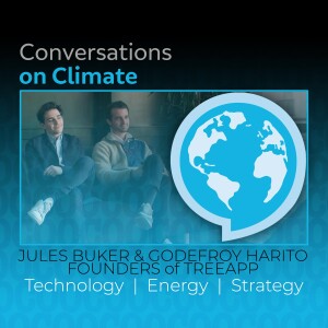 Jules Buker and Godefroy Harito of Treeapp: nature-based solutions for the tech age